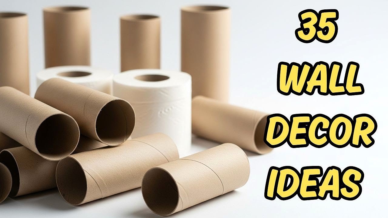 Amazing! 35 Wall Hanging DIY Ideas 🤩 Choose Your Favorite ♻️ Easy Paper Rolls Reuse Crafts