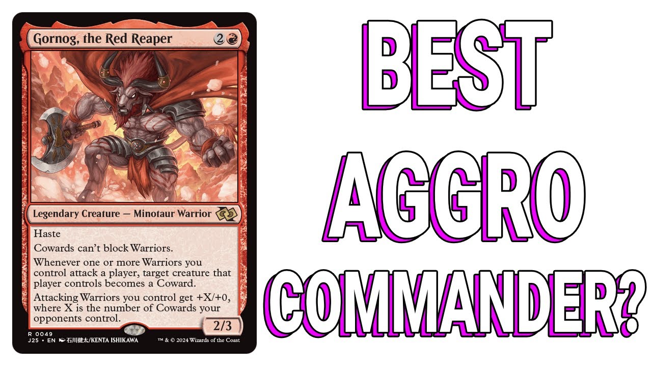 Gornog, the Red Reaper Deck Tech! One of the Strongest Red Commanders Ever!