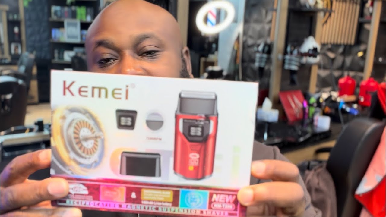 Распаковка бритвы Kemei KM T299 с УФ-фильтром