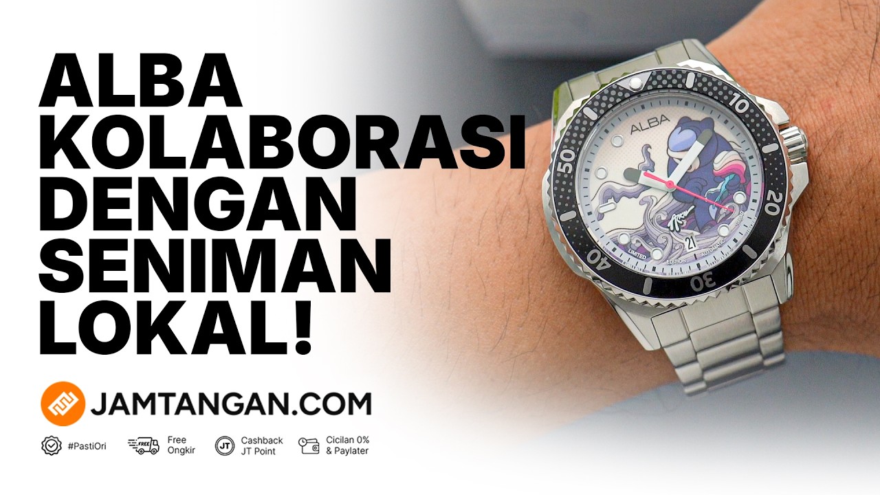 JAM JEPANG KOLABORASI DENGAN SENIMAN NUSANTARA! Review ALBA x Arkiv Vilmansa AU4079X1