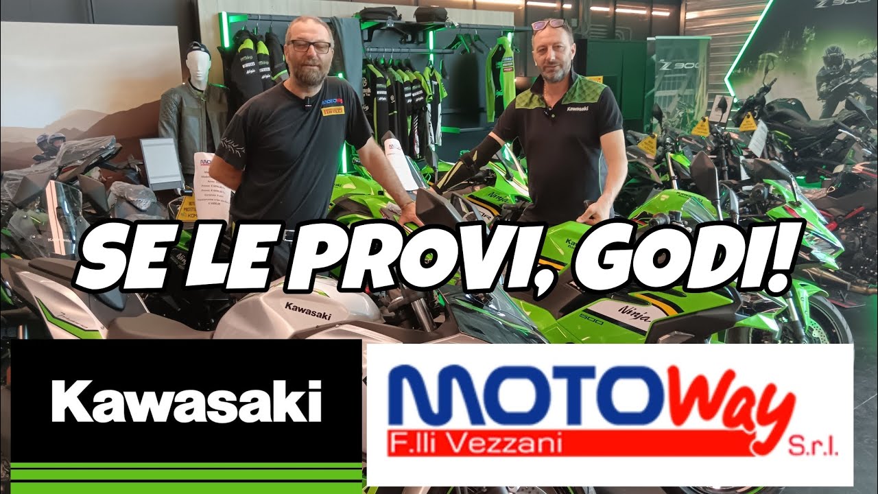KAWASAKI: PROVALE TUTTE E SFRUTTA LE PROMO DI MOTOWAY. CON ALE E LUCA