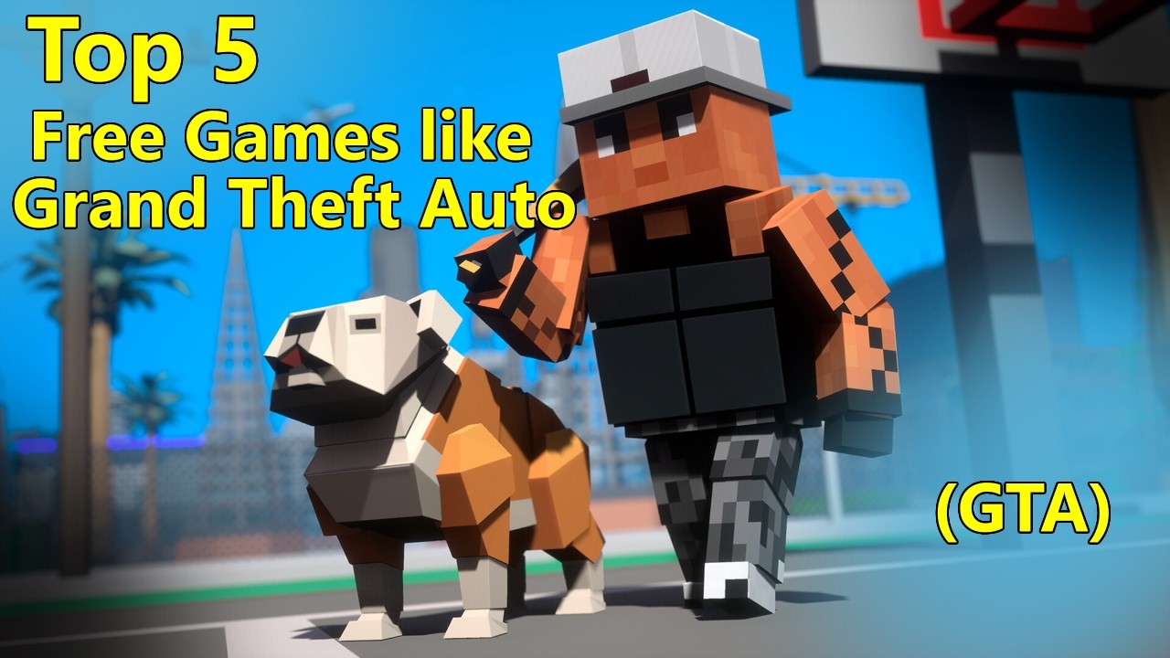 Top 5 Free Games like Grand Theft Auto GTA for Android