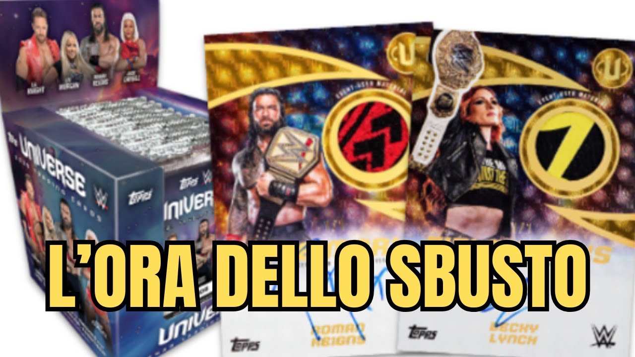 WWE UNIVERSE 2026 - BREAK E PERSONAL - SI COMINCIA