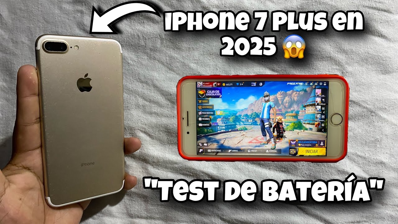 A si dura la batería del iPhone 7 Plus en pleno 2025  con 79% de condición de batería, No dura?