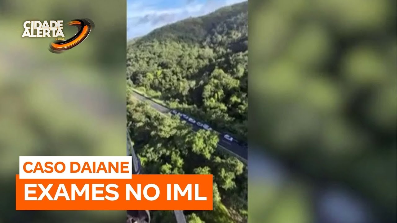 Corpo de Daiane passa por exames no IML de Goiânia (GO)