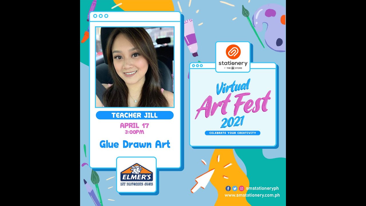 #4 Elmer's Glue Drawn Art by Teacher Jill | SM Stationery Art Fest 2021
