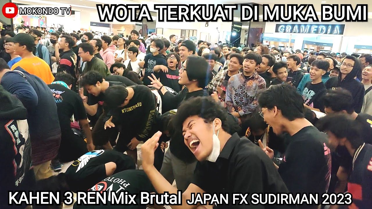 Aksi Wota Chant KAHEN 3 REN Mix Brutal Terkuat Di Muka Bumi Saat Acara Japan Rock & Idol Fx Sudirman