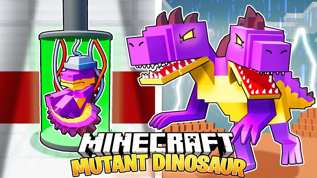 Я выжил 100 дней, будучи МУТАНТОМ ДИНОЗАВРОМ в HARDCORE Minecraft!