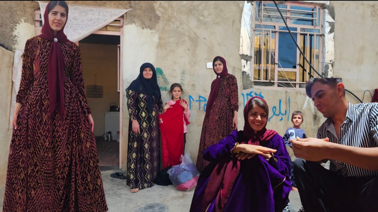 👗✨Nomadic Family Happiness:Samira the TailorTries BeautifulTraditionalClothes & Ali Heads to Work❤️😊