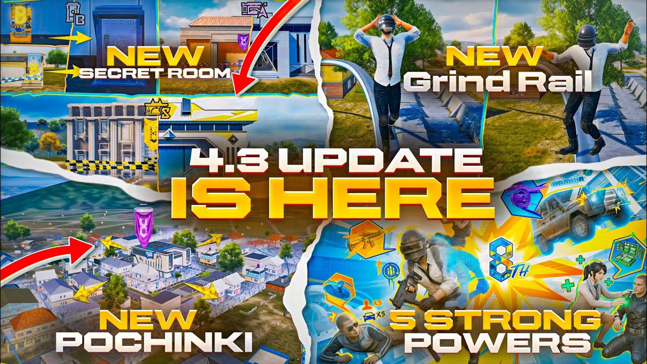 Explain PUBGM 4.3 Update Features and Skills