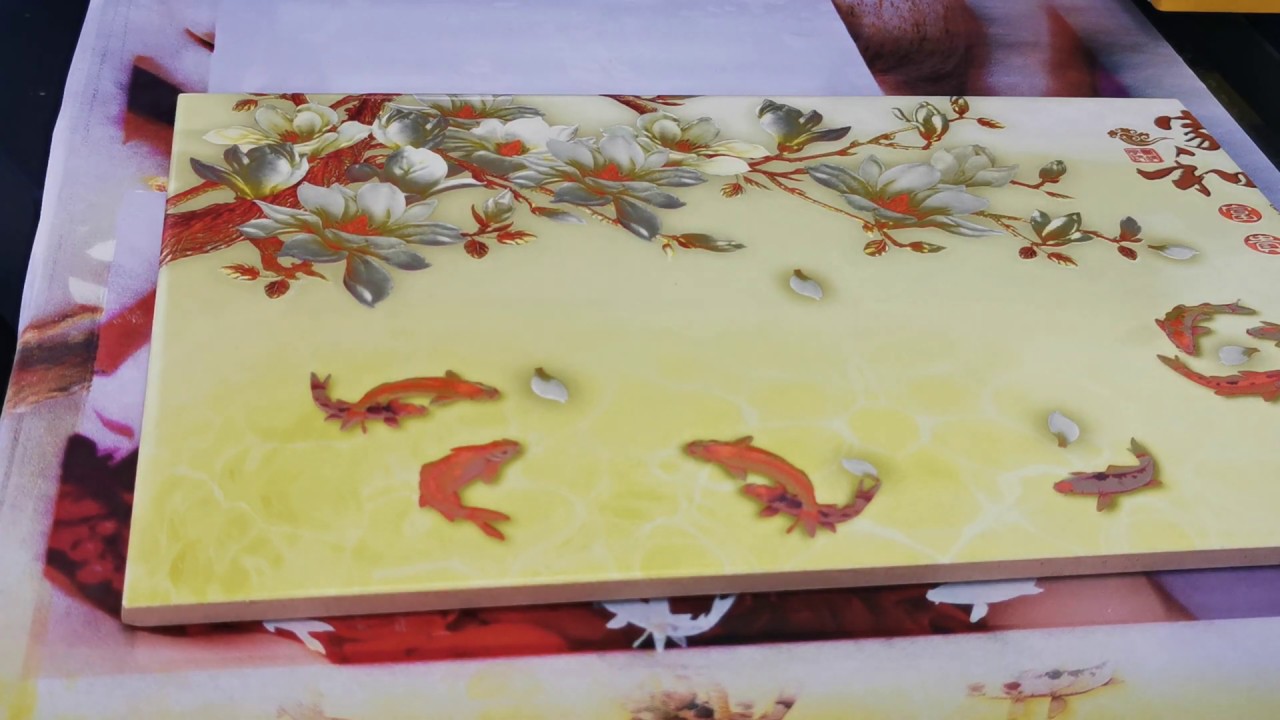 Step 12 Process for print with White+Color+Varnish with Focus Combo Jet A3 plus UV flatbed printer