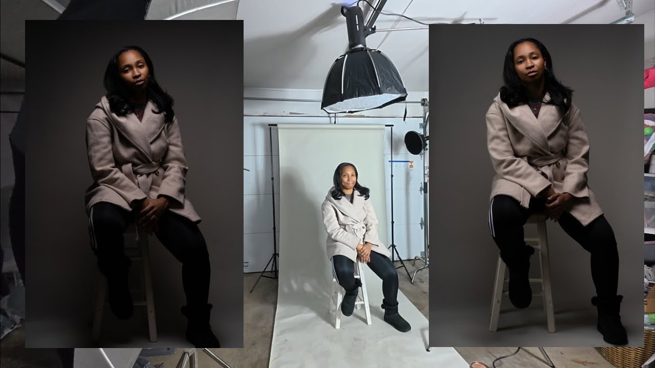 TWO LIGHT SETUP DEMO + SMALL STUDIO SPACE + LIGHTING BREAKDOWN