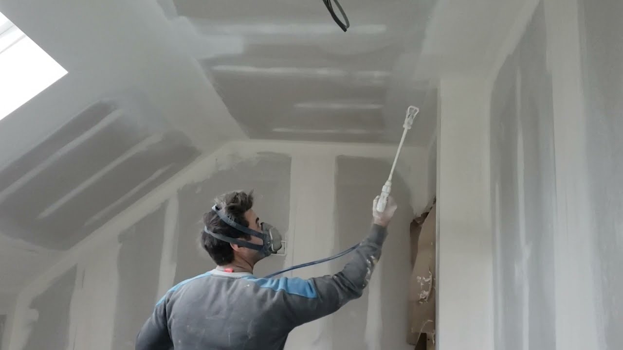spraying out last room with qtec qt290