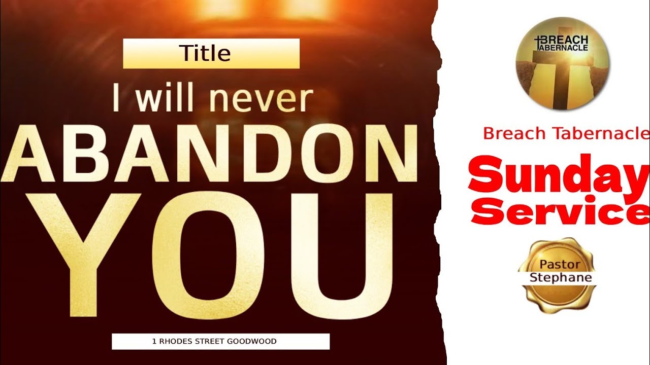 I WILL NEVER ABANDON YOU / BROTHER STEPHANE 15 FEBRUARY 2026 LIVE 