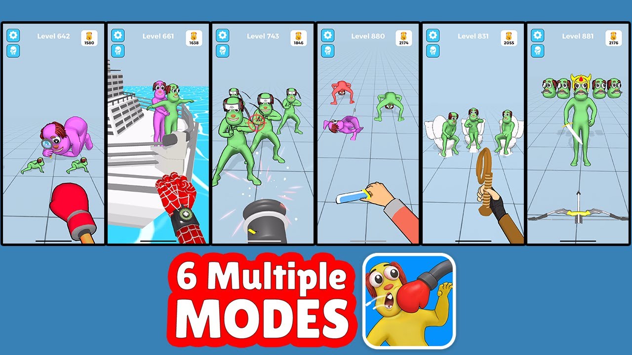 Annoying Uncle Punch game - Gameplay Walkthrough - 6 New Modes (ios & android) #gameplay