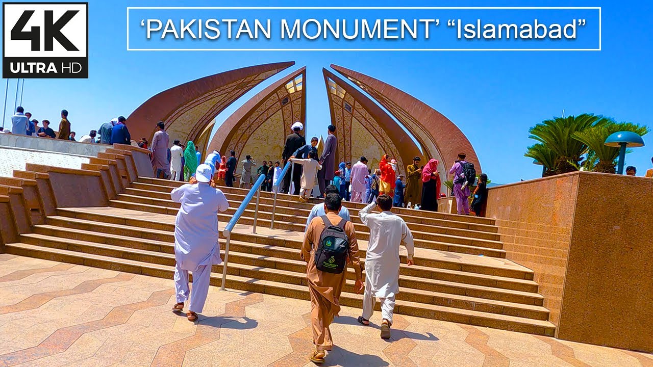 Pakistan Monument & Pakistan Monument Museum - virtual walking tour - 4K Islamabad Pakistan