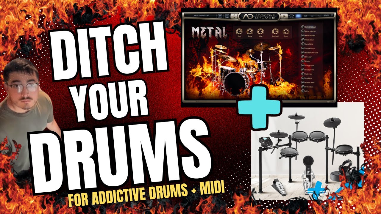 🔥Addictive Drums 2 + Electronic Drum Set is FIRE🔥