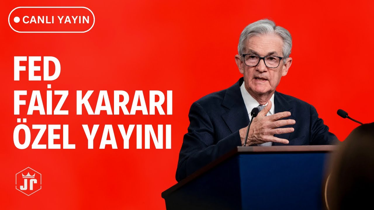 CANLI🔴 Fed Faiz Kararı ve Powell Basın Toplantısı Ne Olacak? Bitcoin ve Altcoin'ler i&ccedil;in Kader G&uuml;n&uuml;!