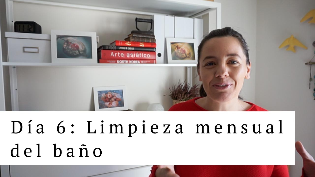 Día 6: Limpieza mensual del baño