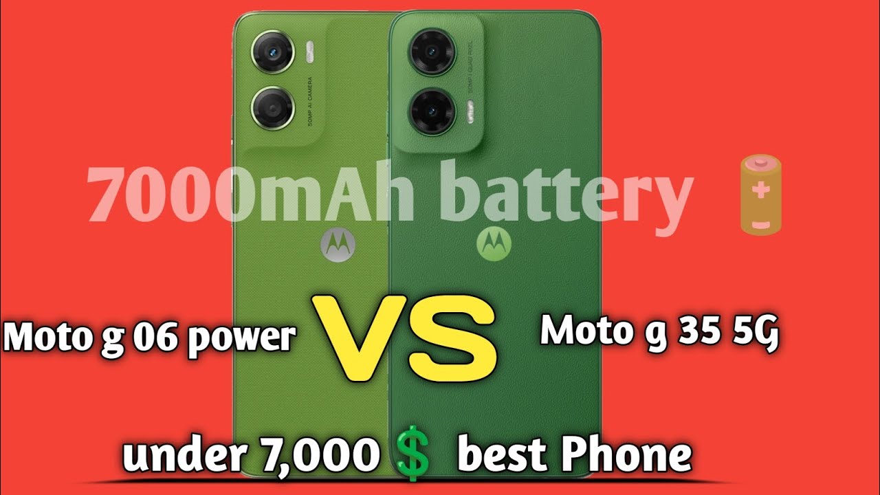 Moto g 06 power vs moto g 35 5G full comparison video// under 7,000💲 best smartphone 