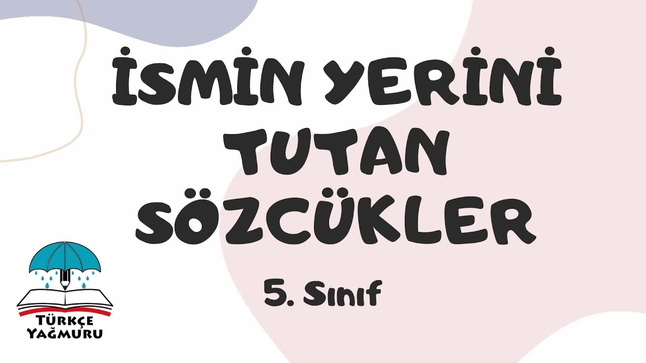 İsmin Yerini Tutan Sözcükler / 5. Sınıf #2025 #meb #türkçe #konuanlatımı