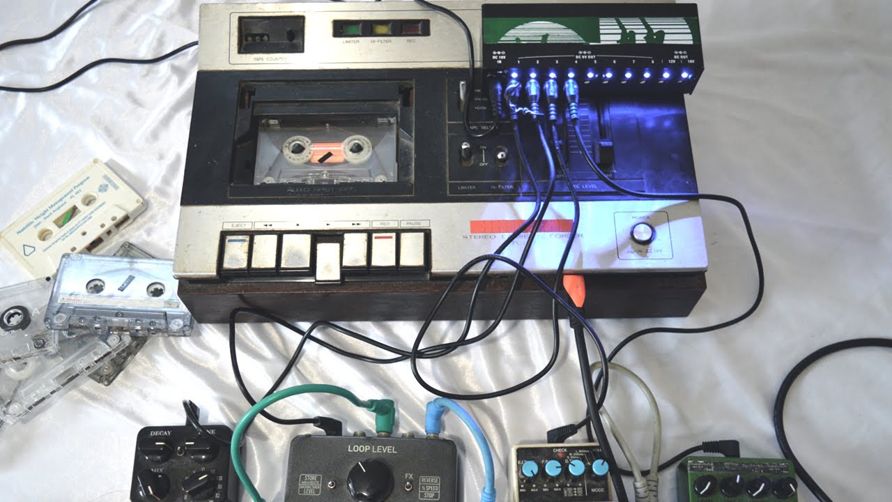 Ambient / Experimental Live Looping : DIY Cassette Tape Loops & Effect Pedals