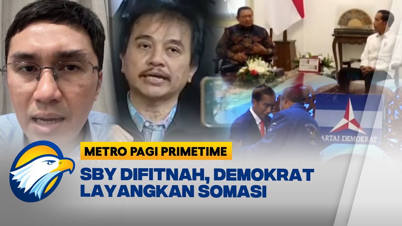 SBY Terseret Kasus Ijazah Jokowi, Demokrat Layangkan Somasi [Metro Pagi Primetime]