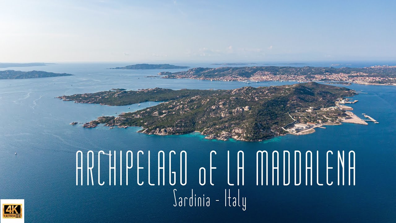🇮🇹 4K drone video of Archipelago of La Maddalena, Sardinia, Italy.