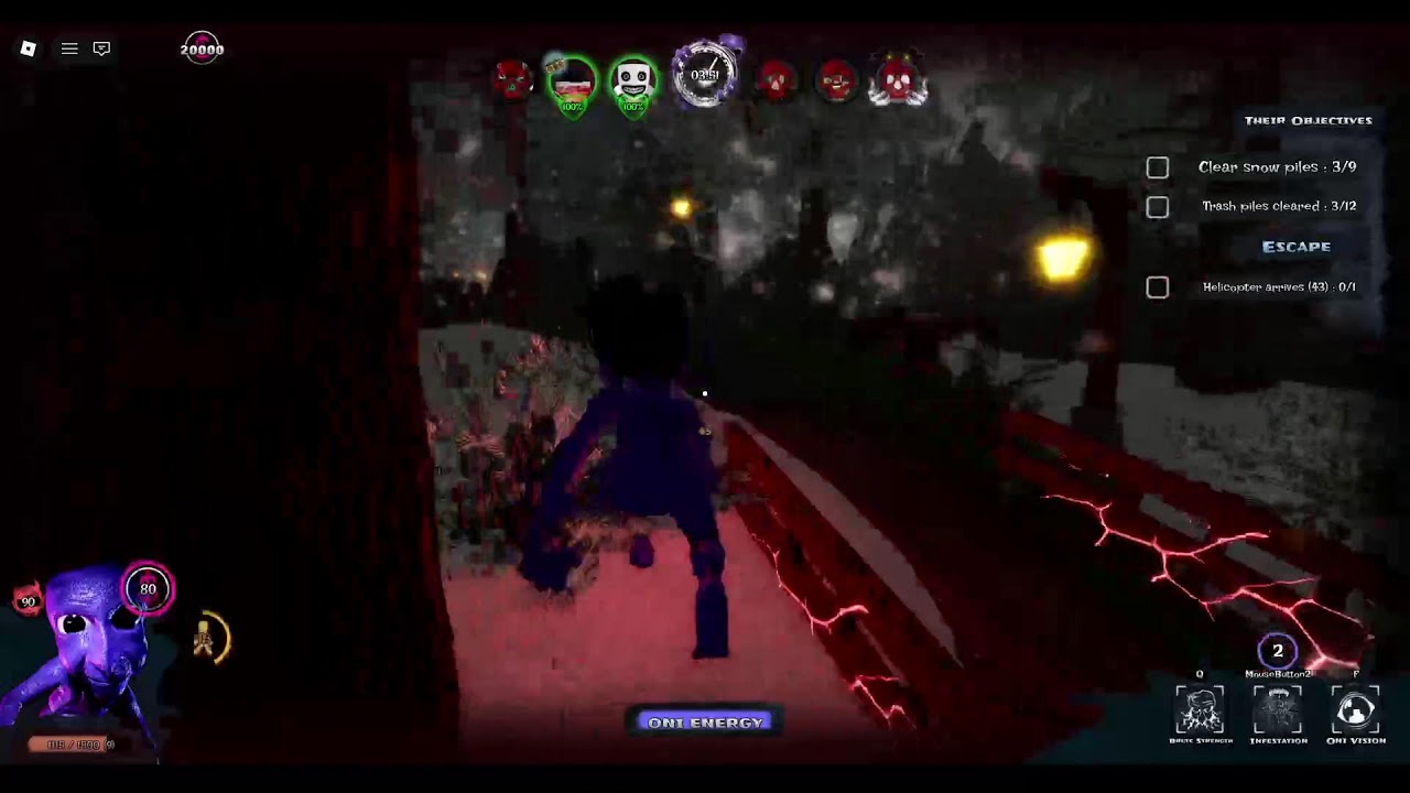 Ao Oni is a BRUTE now - Pillar Chase 2 Recode