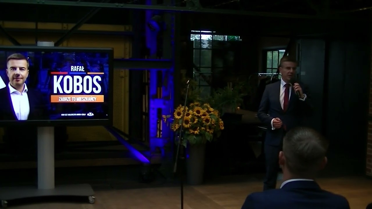 Rafał Kobos zaprezentował się oficjalnie jako kandydat na prezydenta Zabrza