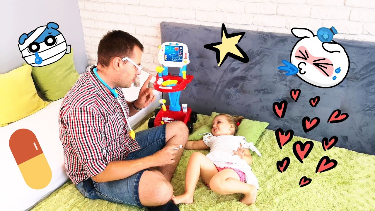 Zabawa w Lekarza / Pretend Play with Doctor Set