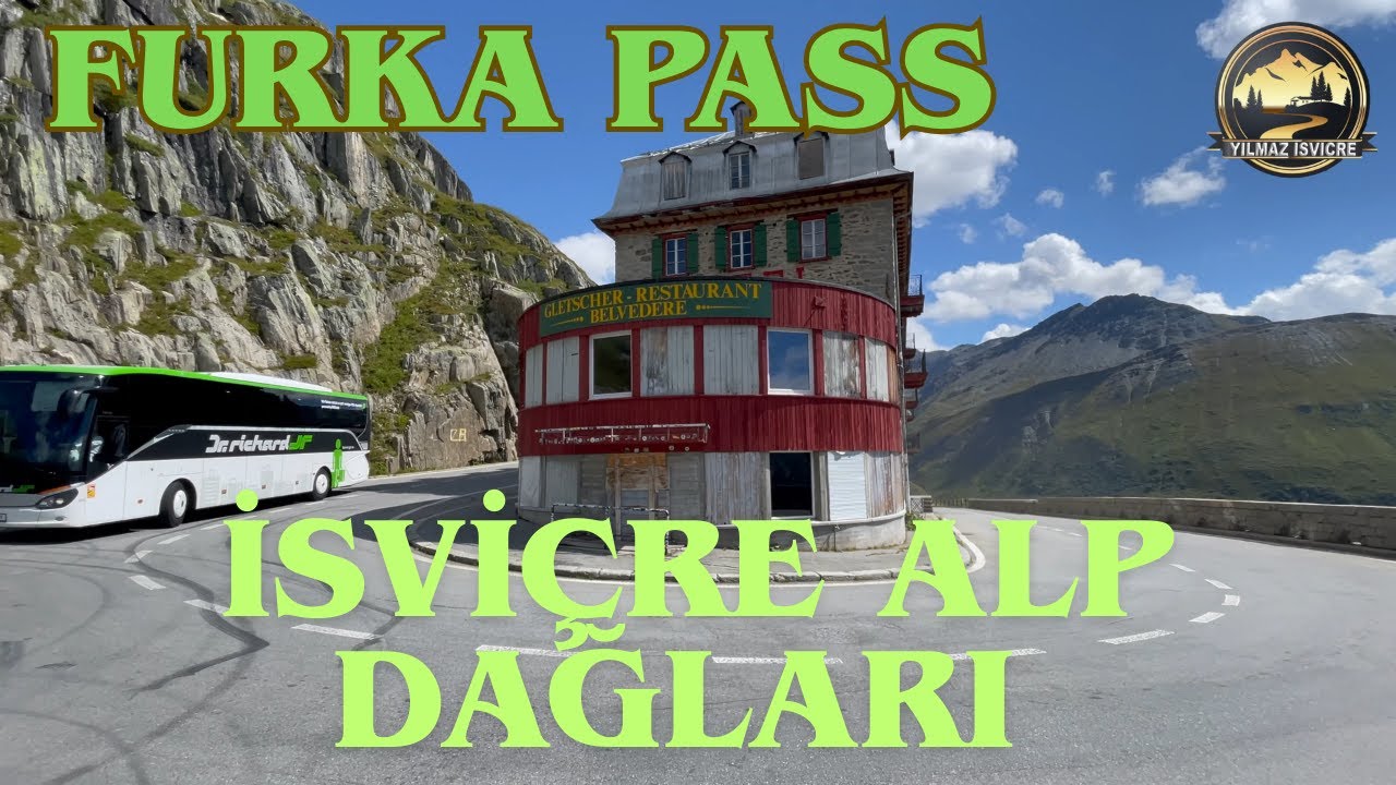 Furka pass İsviçre Alp Dağları  BMW R 1300 GS ADV