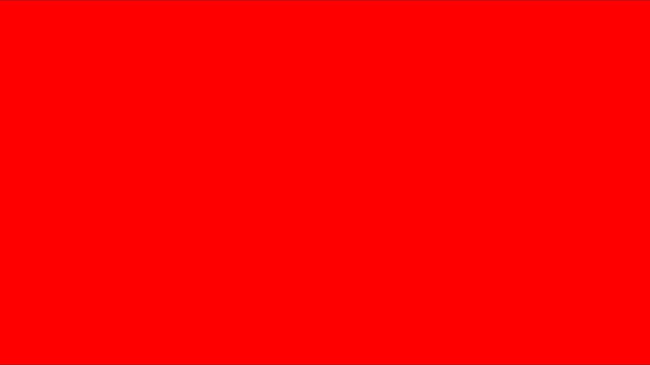 BRIGHT RED SCREEN [3 HOURS]