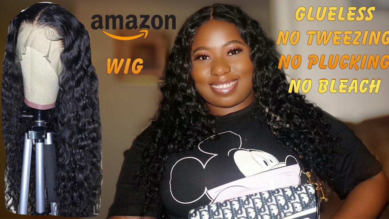 Glueless lace front wig , No tweezing, No plucking, No gel 