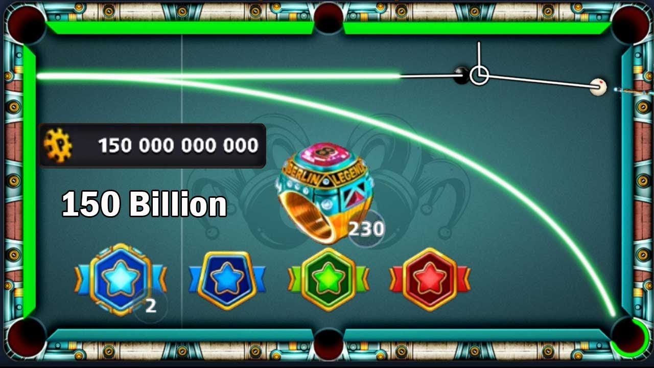 8 ball pool 150 Billion Coins 😍 230 Berlin Ring Level 638 OMG