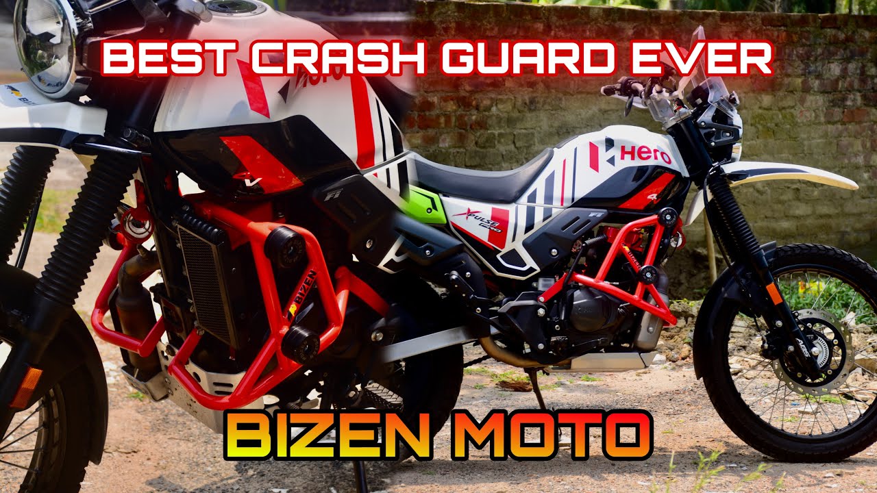 Best Crash Guard for Hero Xpulse Rally pro Edition || BIZEN MOTO Crash Guard 😍
