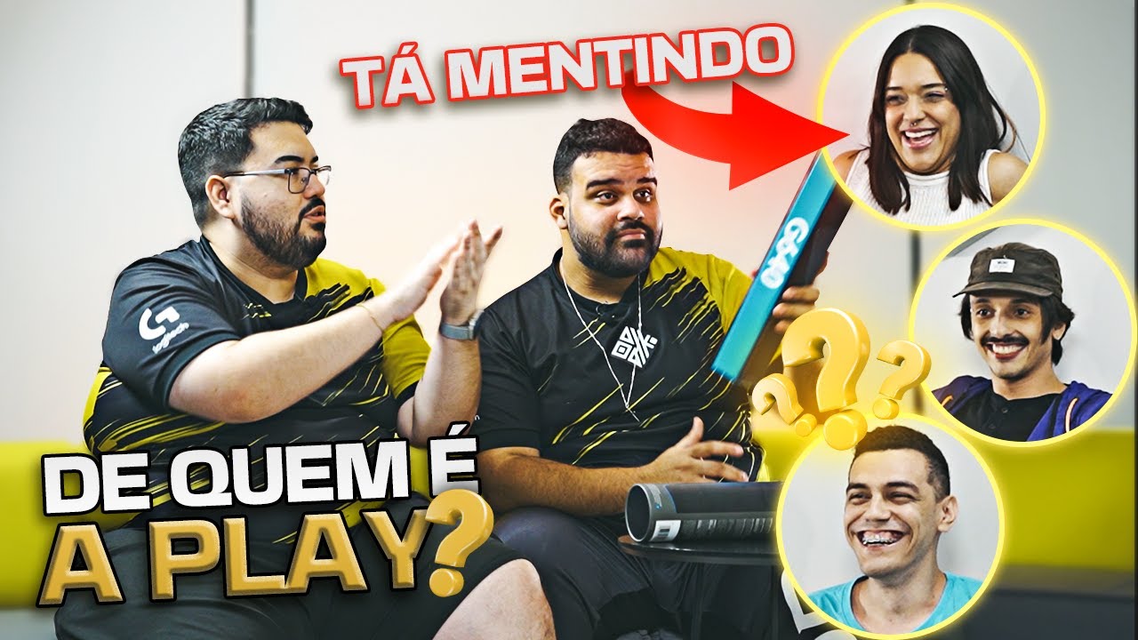 DE QUEM É A PLAY? ft. JOGADORES REAIS #1 | Alugaram um tríplex na cabeça dos gordões