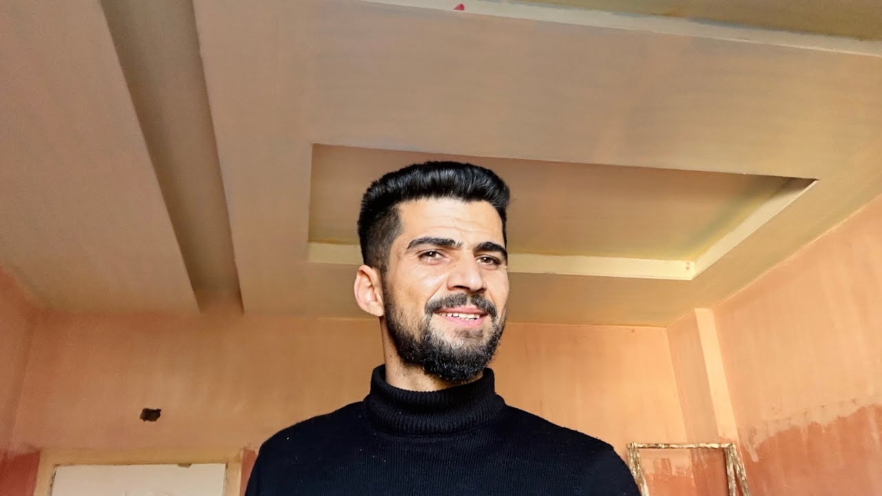 كيف صار البيت بعد مرحلة المعجون والأسقف المستعارة 😍