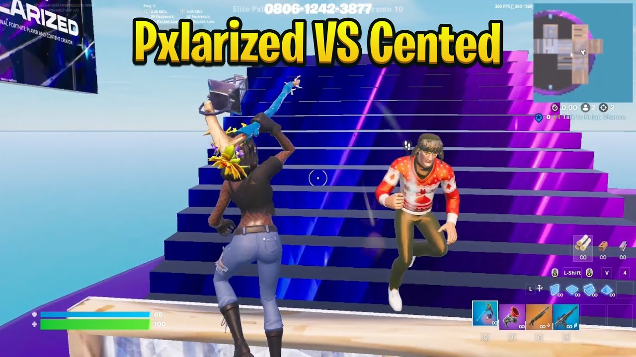 Pxlarized VS Cented in 1v1 0 Delay