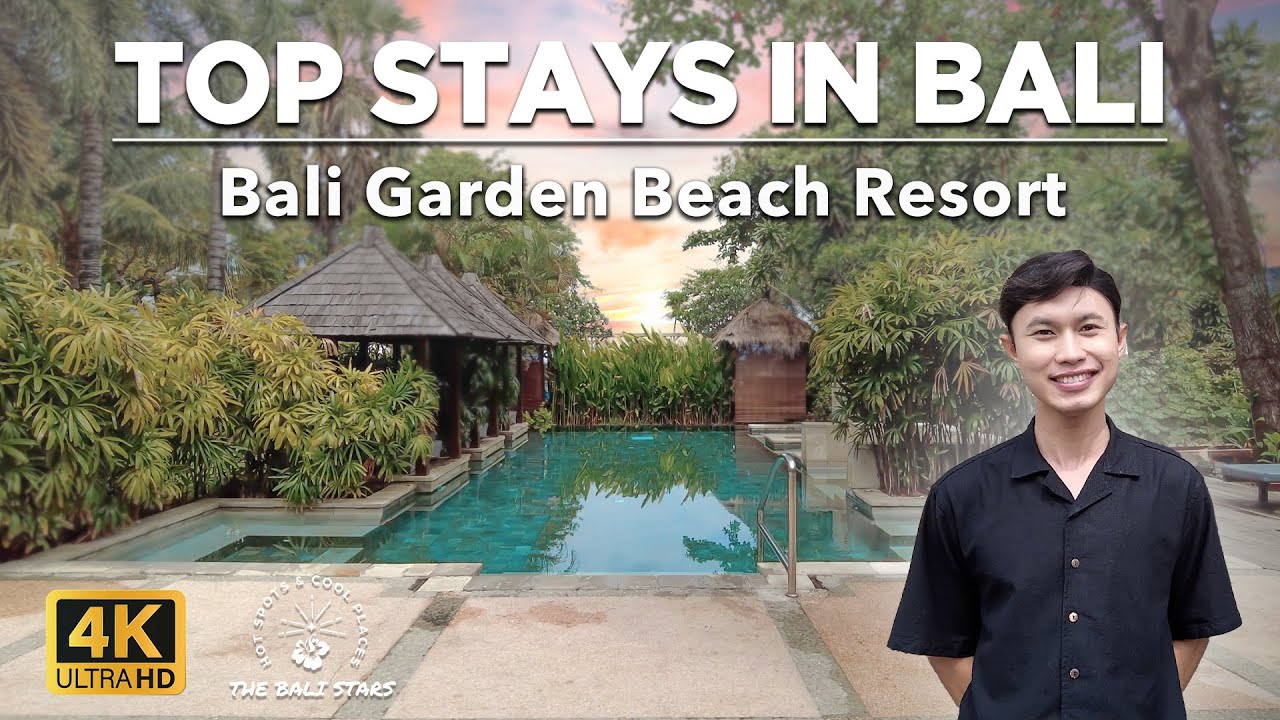 Breakfast with the most magnificent garden with a pond in Bali/Bali Garden Beach Resort Hotel Review