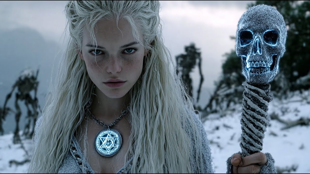 ❄️ WITCH OF WINTER ❄️ Nightblood Remix 🌙🩸4K Dark Fantasy Metal Music Video