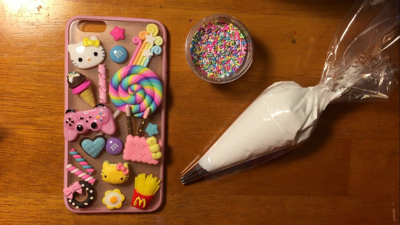 ♡ Watch Me Decoden ♡ Kitty Whipped Cream Case