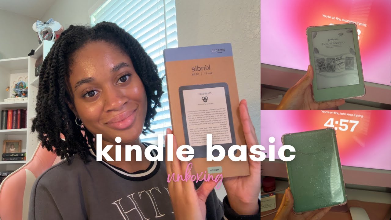 Распаковка и настройка Kindle Basic | matcha 🍵