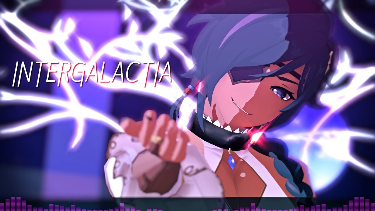 【原神MMD/Genshin Impact MMD】INTERGALACTIA【衣装モデル配布あり】