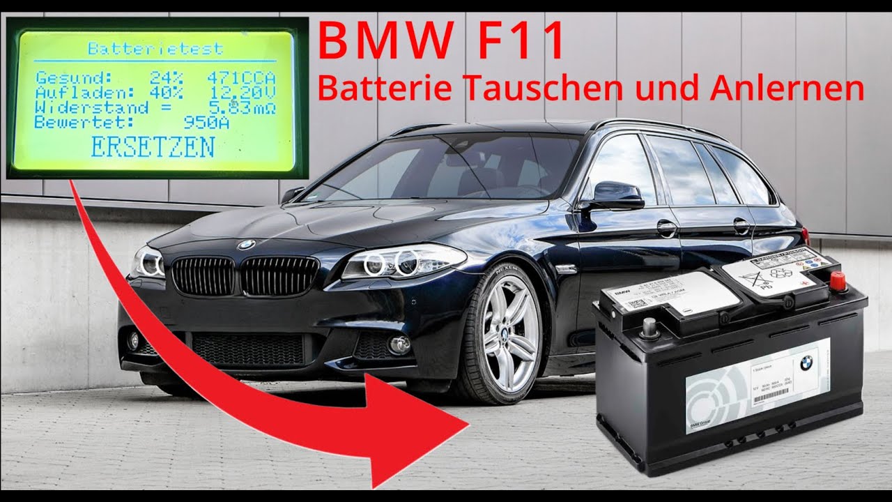 BMW | F10/11 Batterie | Wechseln | Anlernen/Codieren