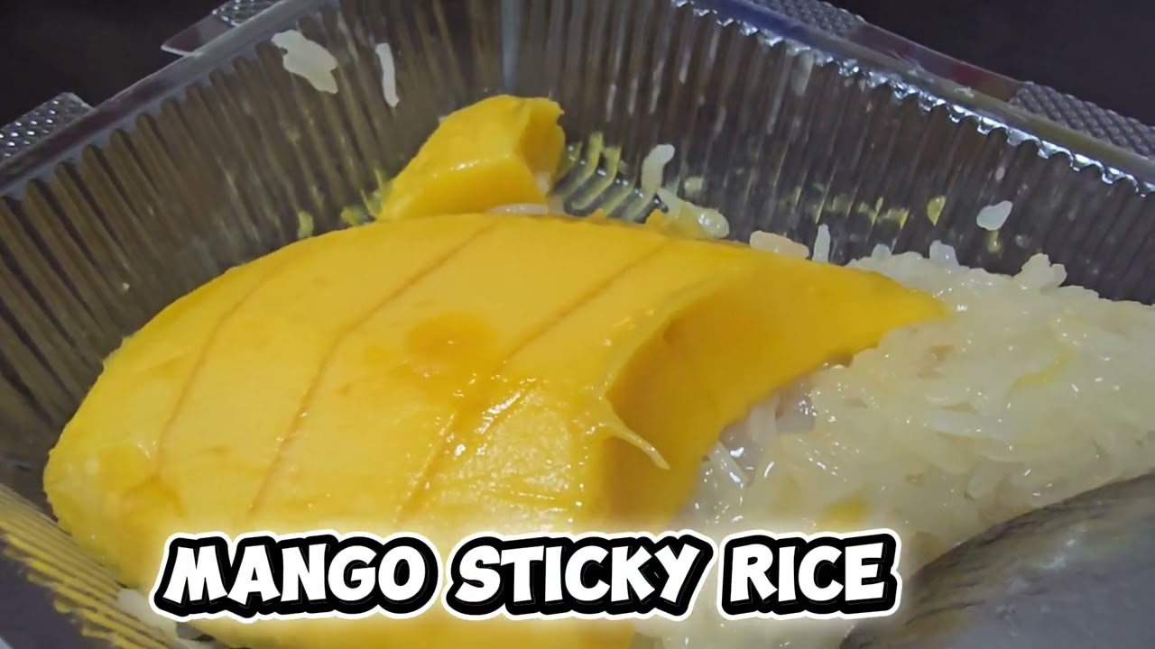Lisa #Blackpink ’s favorite food #thaidesserts #thaifood #mangostickyrice 1.5$ Sweet and smell good
