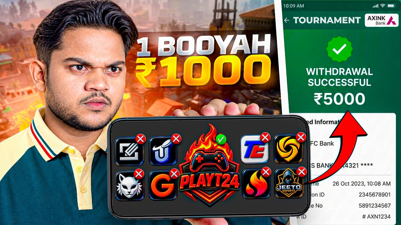 TOP 3 ONLY FREE 💰TOURNAMENT APPS 😍Entry ₹0 💸 Per Kill ₹100🤯 | Best Free Tournament Apps🔥
