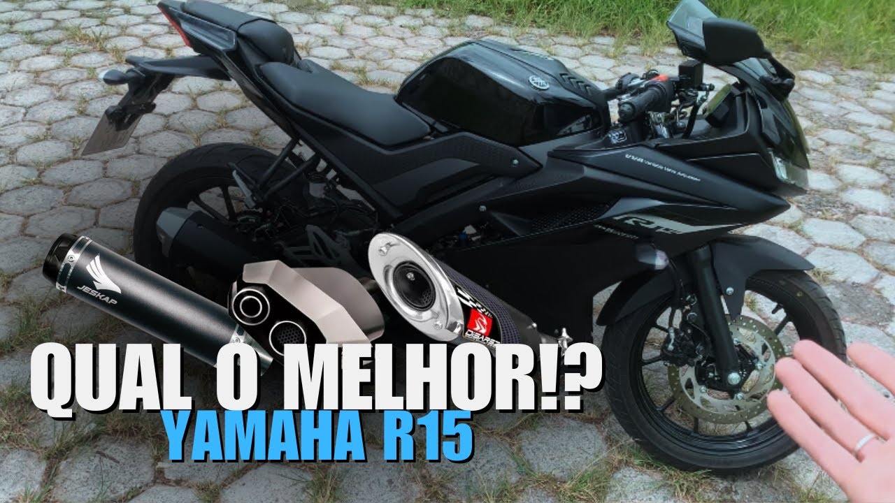 QUAL MELHOR ESCAPAMENTO PARA COLOCAR NA R15 2025!??