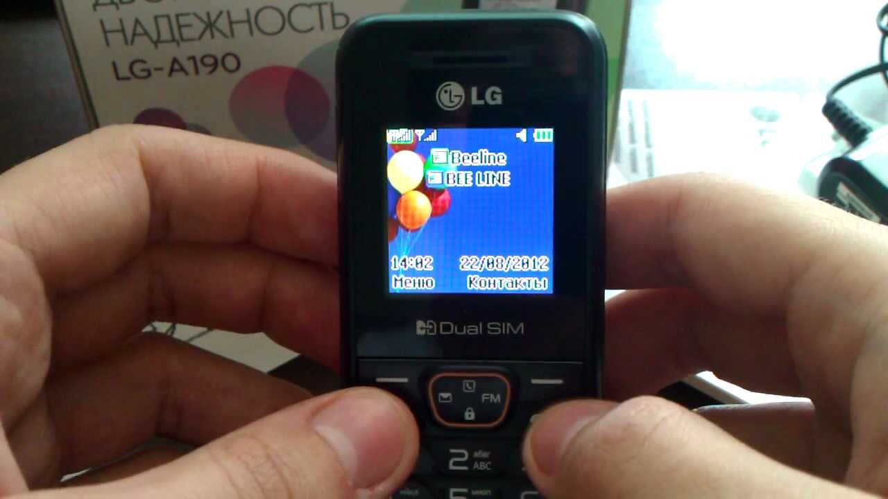 Классная звонилка LG A190