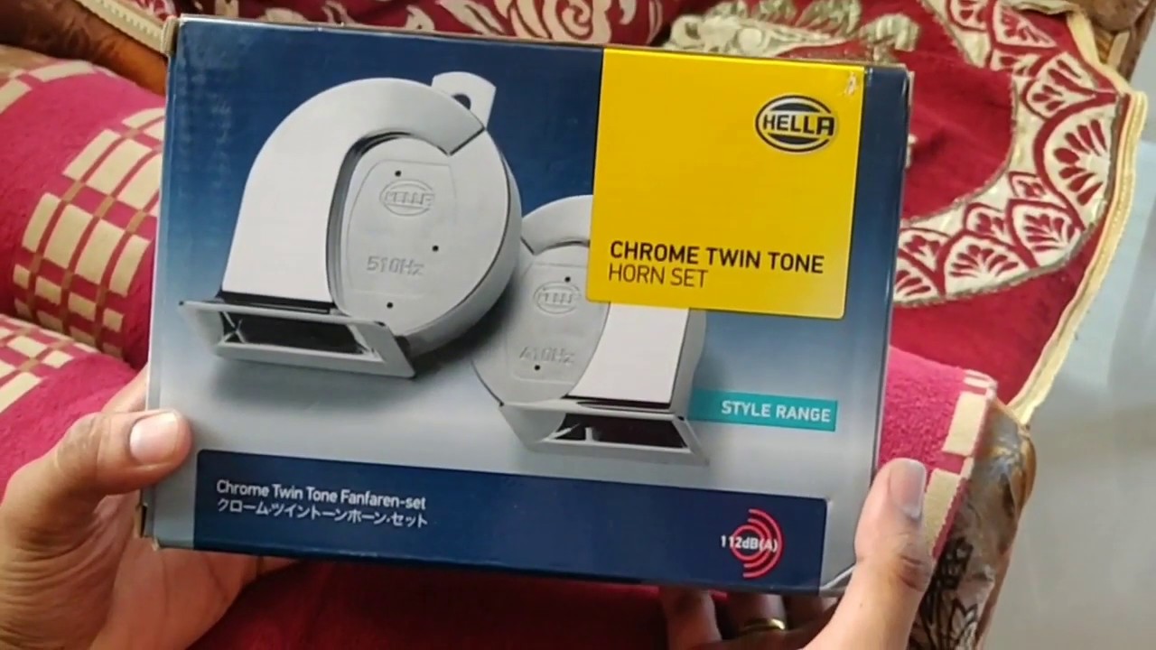 Full Installation of Hella trumpet Horn in Baleno at Home   Sound Test    hella Chrome twin tone